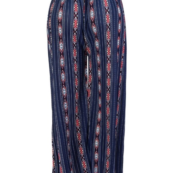 Women Ankle Cropped Palazoo Pants - Picture 2 of 5